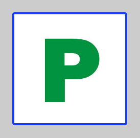 Green P Plate